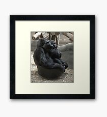 #1 Aunt, Femelle Framed Print