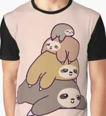 Camiseta gráfica Pila de pereza