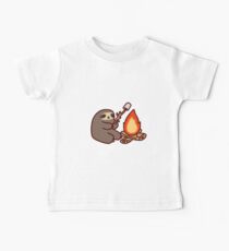 Campfire Sloth Baby Tee