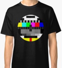 90's TV Test pattern Classic T-Shirt