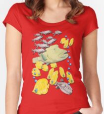 Different fish Women's Fitted Scoop T-Shirt
