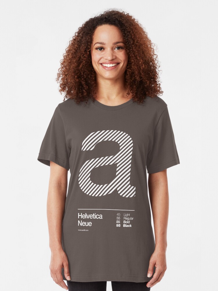 Alternate view of a .... Helvetica Neue Slim Fit T-Shirt