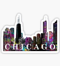 Chicago in Graffiti Sticker