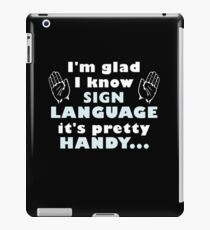Sign Language iPad Case/Skin
