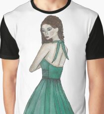 Green Dress Figure Graphic T-Shirt