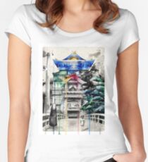 Spirited Away Women's Fitted Scoop T-Shirt