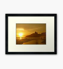 Ipanema Strand Gerahmtes Wandbild