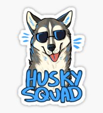 HUSKY SQUAD Sticker