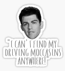 Driving Moccasins Sticker