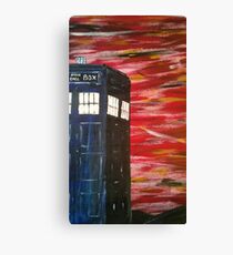 Dr. Who TARDIS Canvas Print
