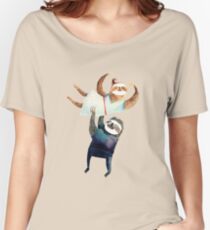 Slothy tanzen - Faultierpaar Loose Fit T-Shirt