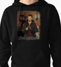 Captain Hook "I'm Hooked" Comic Design Pullover Hoodie