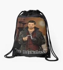 Captain Hook "I'm Hooked" Comic Design Drawstring Bag
