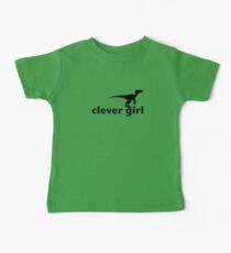 Kluges Mädchen Baby T-Shirt