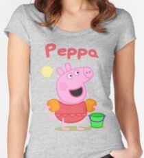 peppa 2 Women's Fitted Scoop T-Shirt