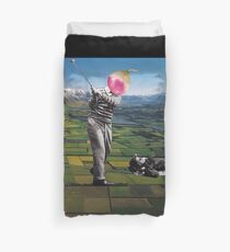 Back to the ground Duvet Cover
