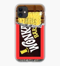 Wonka Chocolate Bar Golden Ticket iPhone Case