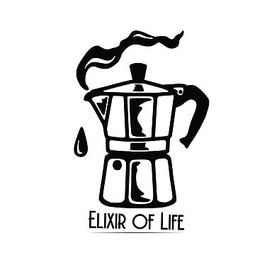 Coffee - Elixir of Life Sticker for Sale by snoop99