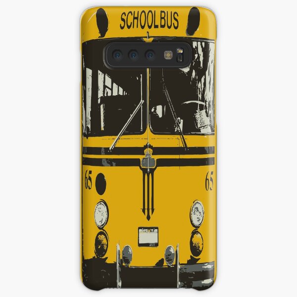School Bus Vehicle Isometric Samsung S10 Case