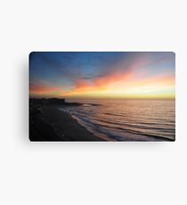 Tsunami Watch - Newcastle Beach NSW Australia Canvas Print
