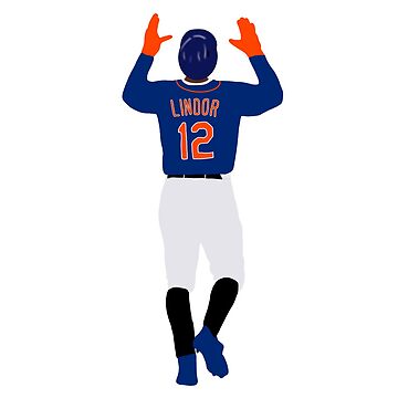 Nike / Youth New York Mets Francisco Lindor #12 Orange T-Shirt