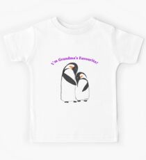 Grandma's Favourite Baby Penguin Kids Tee