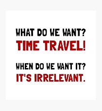 Time Travel Photographic Print