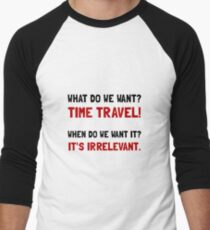 Time Travel Men's Baseball ¾ T-Shirt