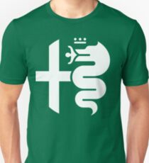 White Alfa Romeo of Birmingham Logo Unisex T-Shirt