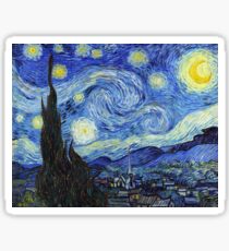 Vincent van Gogh - Sternennacht Sticker