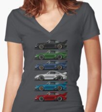 911 s Women's Fitted V-Neck T-Shirt