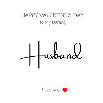 Valentines For Him - Husband | Poster