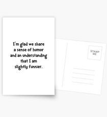 Slightly Funnier Postcards