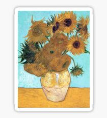 Vincent van Gogh - Still Life - Vase with Twelve Sunflowers Sticker