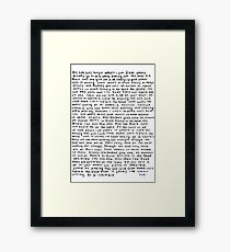 TROYE SIVAN SUBURUBIA Framed Print