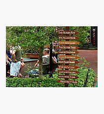 "Gatlinburg, Tennessee Series, #4, 'ALL LOCATIONS ARE THIS WAY, EXCEPT...'"... prints and products Photographic Print