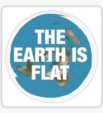 Flat earth research the truth Sticker