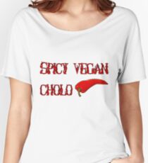Spicy Vegan Cholo Pepper Women's Relaxed Fit T-Shirt