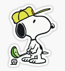 Snoopy Golf Sticker