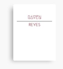 Raven Reyes Canvas Print