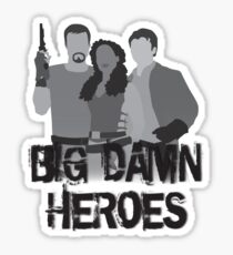 Big Damn Heroes - Firefly poster Sticker