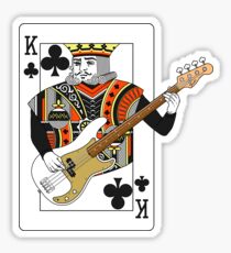 King Bass P Sticker