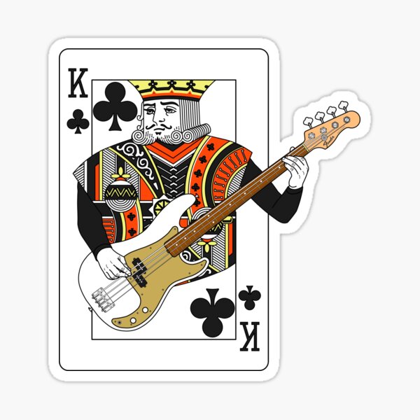 Bass Guitar Stickers Redbubble 3459