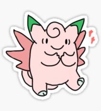 clefable stickers redbubble