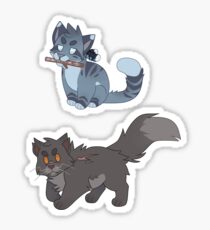 Pegatina Gatos guerreros: Jayfeather y Yellowfang