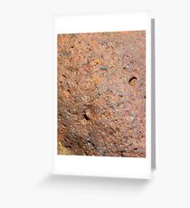 Iron ore Greeting Card