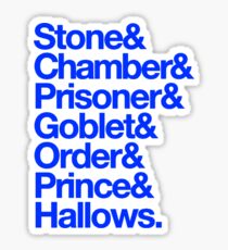 Deatahly Hallows Quotes Sticker