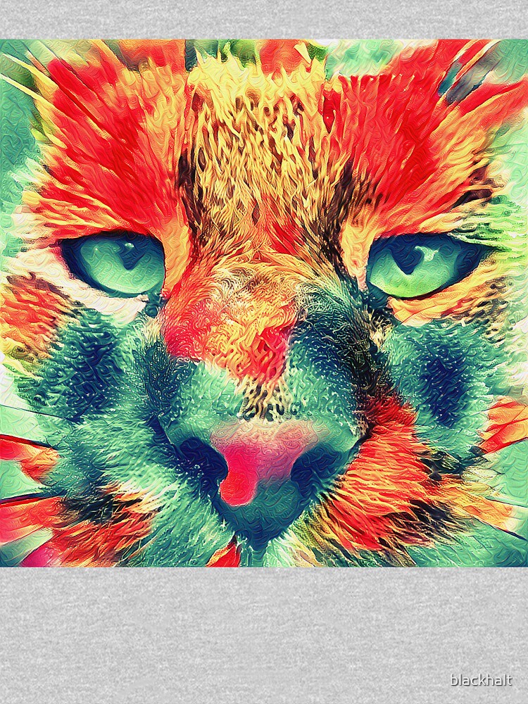 Artificial neural style wild cat by blackhalt