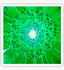 Green Gerbera Sticker
