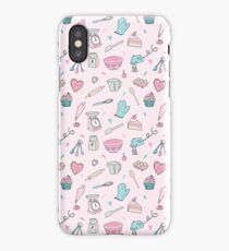 Pink Baking Pattern iPhone Case